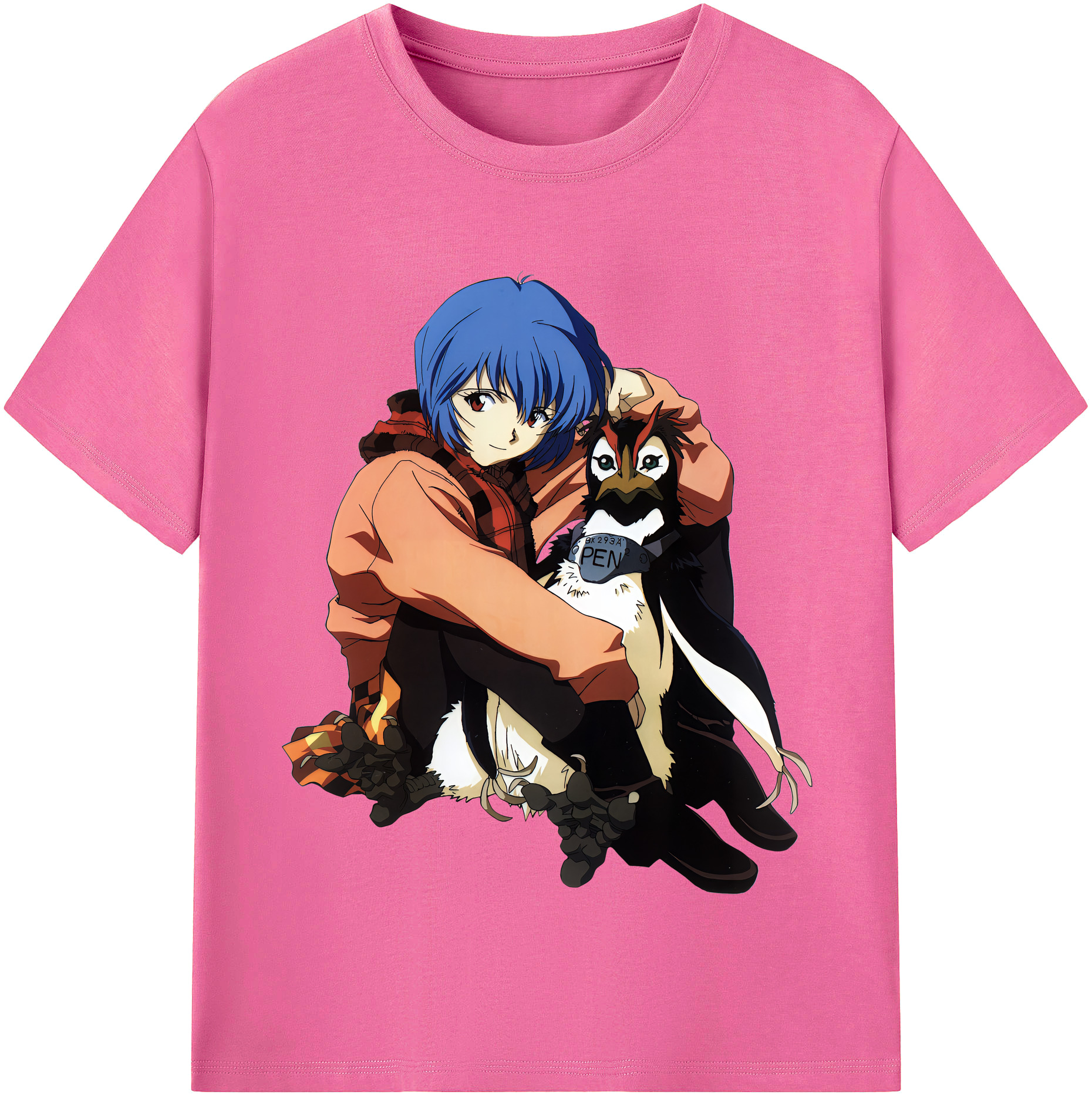 （画像用） EVA 新世紀エヴァンゲリオン レディースカジュアルプリントTシャツ（綿100％）